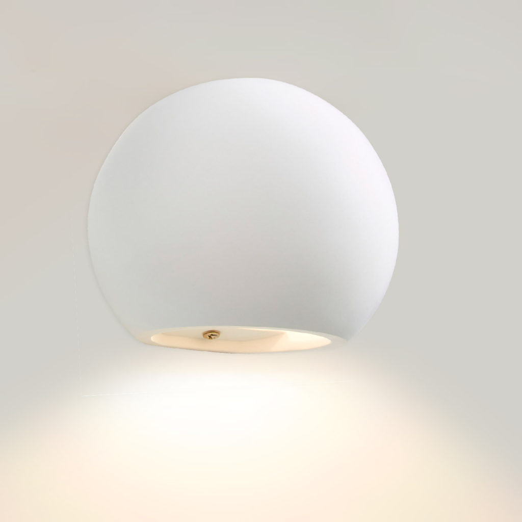 Inlight Martos Paintable Wall Up or Down Light White